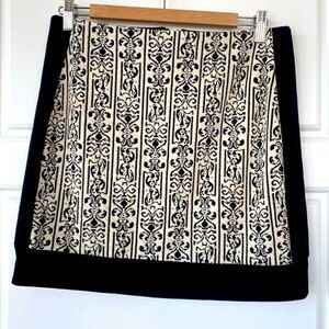WALTER BAKER || patterned mini skirt